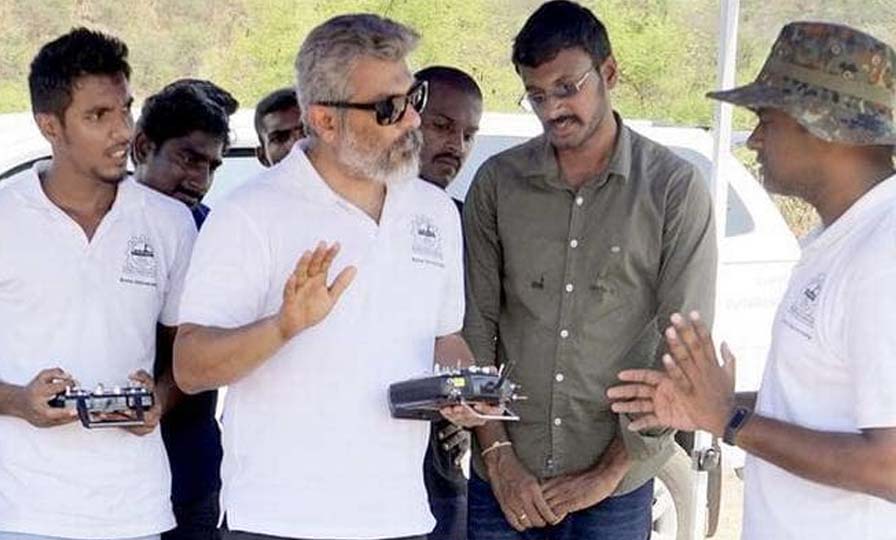 Ajith Kumar with MIT Students