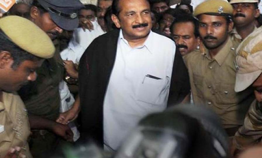 MDMK Chief Vaiko Arrested