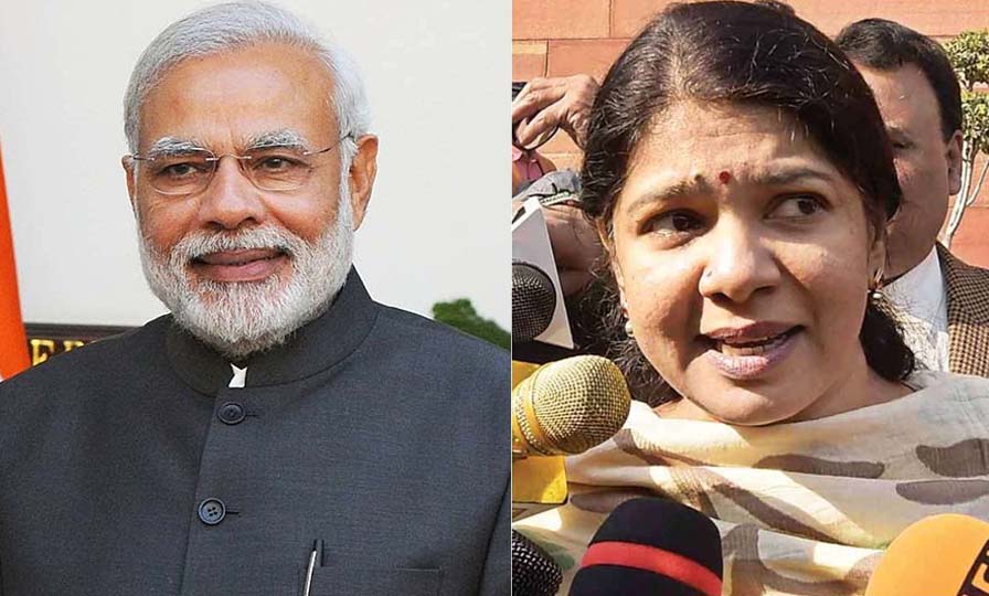 Kanimozhi-Narendra Modi