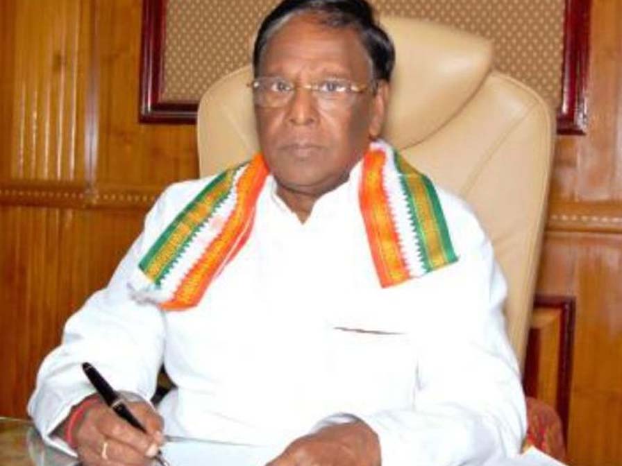 Puducherry Chief Minister V. Narayanasamy